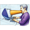 COMPUTER ADDICT MAN - geek & scifi