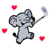 ELEPHANT KIDS GOLF GOLFER