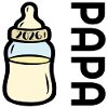 Announcing Baby - Dad 2026 Baby Bottle