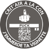 Stupid Crit'air sticker
