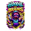 Hoodie Brain Graffiti
