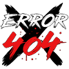 404 Error Glitch Sign