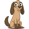 Curious Cartoon Beagle