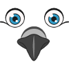 Cute Dove Face Bird Lover Pigeon Peace Graphic Art