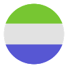 Sierra Leone round flag