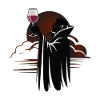 Vampire Toast at Sunset