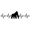 Gorilla ECG Heartbeat