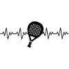 Padel Tennis ECG Heartbeat