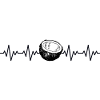 Coconut ECG Heartbeat