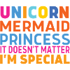 Unicorn mermaid princess