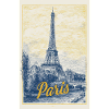 Paris Eiffel Blueprint