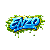 GRAFFITI-NAME ENZO FÜR PERFEKTES GESCHENK DRUCKBAR