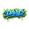 Graffiti name DAVID printable on everything