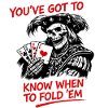 Pirate Skeleton Poker Wisdom