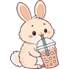 Rabbit Bubble Tea Sweet
