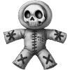 MONSTER DOLL #1 - black & white