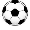 Black White Football Ball Pattern