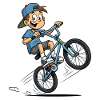 Hardly Bikeless Bike Pun Biker