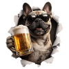 Bière bouledogue française