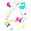 80s Neon Retro Gaming