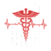Caduceus USA Flag Design