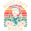 Infirmière de nuit rétro