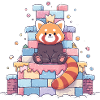 Kawaii Panda in the Sugar Castle