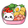 Kawaii Bento Cat Bowl