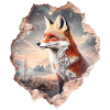 Fuchs und Sternenhimmel