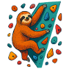 Bouldering Sloth Climbing Boulder Climber