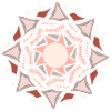 Pink Mandala Sun Geometry