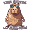 Capybara Saying No Stress Only Vibes