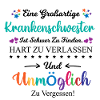 Krankenschwester Beruf Spruch Abschied Geschenk