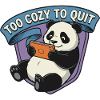 Too Cozy To Quit Panda