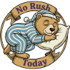 No stress today – Bear in pajamas