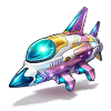 Comet Flight Spacefighter Neon
