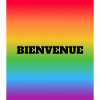 Bienvenue LGBT en français - arc-en-ciel