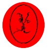 Red Kiss Line Style Portrait