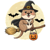 Douce Sorcière Quokka Halloween