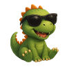 Dinosaur with sunglasses