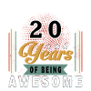 20 Years Anniversary Design Great