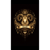 Golden Zodiac Collection – Aries Astrology Gold