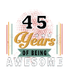 45 ans d’anniversaire génial