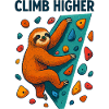 Bouldering Sloth Climbing Gift
