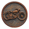 Emblème Moto Ancienne – Design Rétro Classique