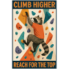 Bouldering raccoon climb higher motivation
