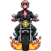 Cool Biker Flamingo Motorradflammen