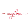 Angelina Elegant Calligraphy in Red