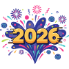 2026 Feuerwerksfeier Silvesterabend