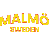 Malmö Sweden Retro Text Style